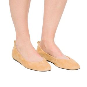 Lanvin Classic Suede Ballerina Flats - like 6.5